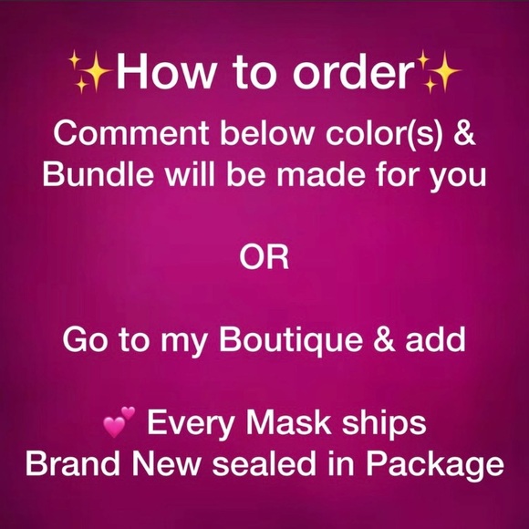 ✨Bling Bundle✨ Crystal Face Mask Bundle! - Picture 3 of 13